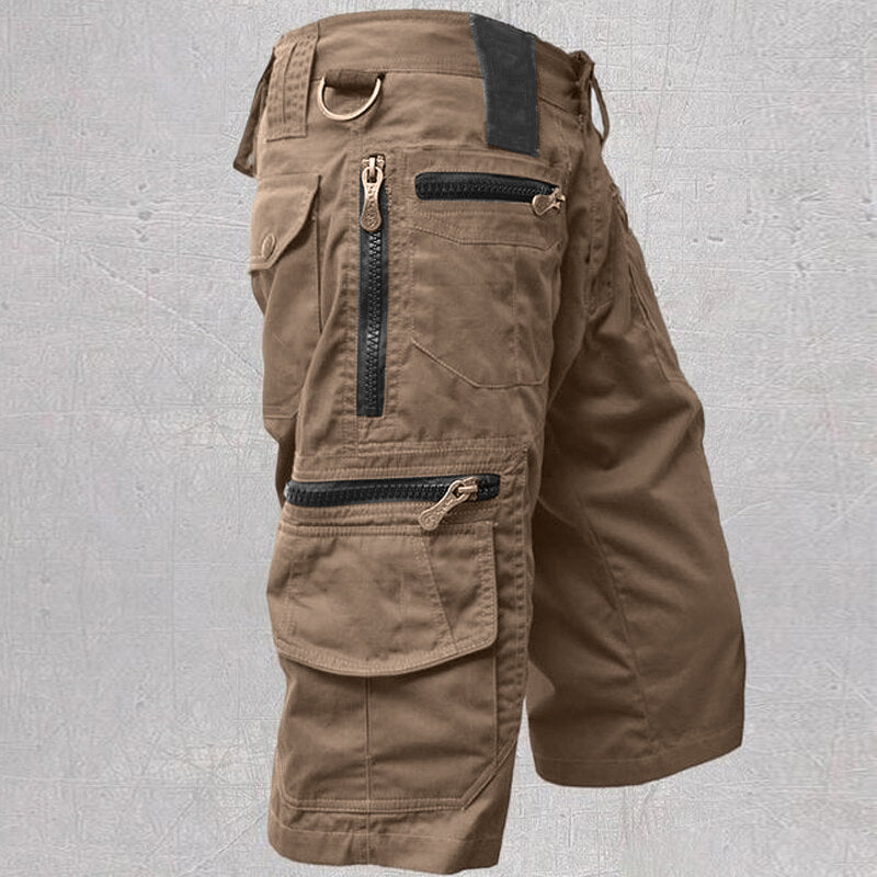Men's Multi-pocket Outdoor Overalls Cargo Shorts - Free Shipping