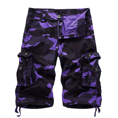 Kickglobe Outdoor Camo Cargo Shorts