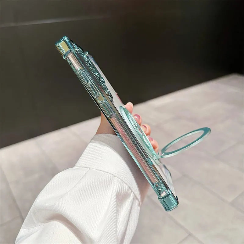 Suitable for Samsung Galaxy Electroplating Gyroscope Phone Case