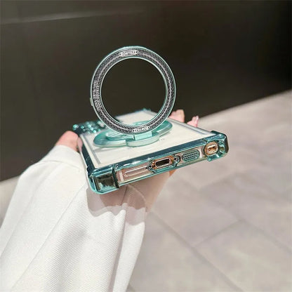Suitable for Samsung Galaxy Electroplating Gyroscope Phone Case