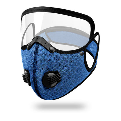 Cleaning the Dust Mask with Removable Protective Lens