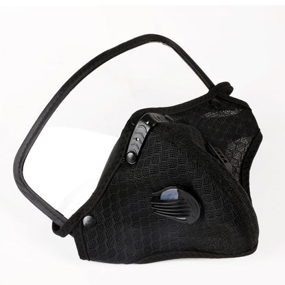 Cleaning the Dust Mask with Removable Protective Lens