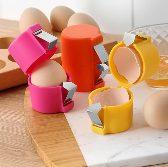 🔥 LAST DAY 49% OFF🥚Efficient Egg Cracking Tool, Handy Egg Separator 🍳