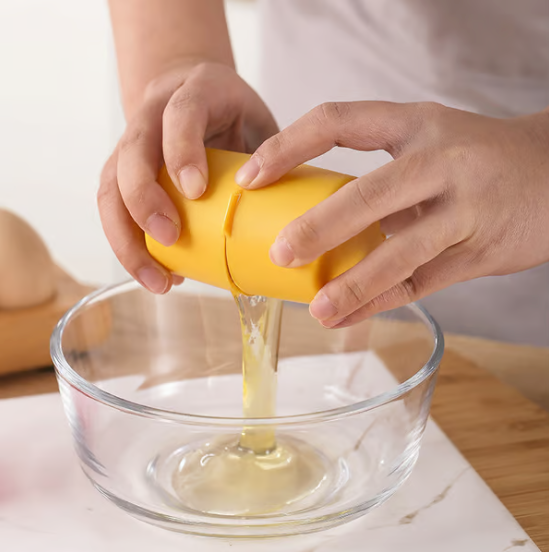 🔥 LAST DAY 49% OFF🥚Efficient Egg Cracking Tool, Handy Egg Separator 🍳
