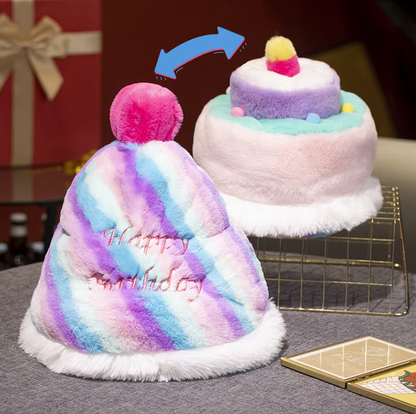🎅🎁Early Christmas Hot Sale 49% OFF-Plush Santa Claus Hat Novelty Reversible