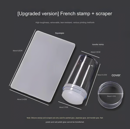 French Manicure Stamp Set
