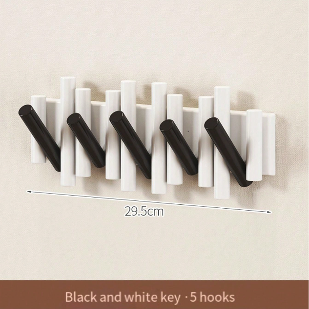 Black Walnut Fence Wall Hook Set