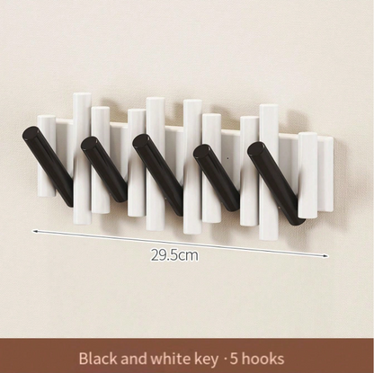 Black Walnut Fence Wall Hook Set
