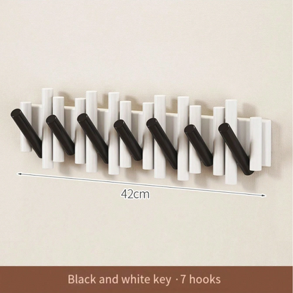 Black Walnut Fence Wall Hook Set