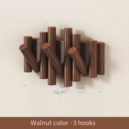 Black Walnut Fence Wall Hook Set
