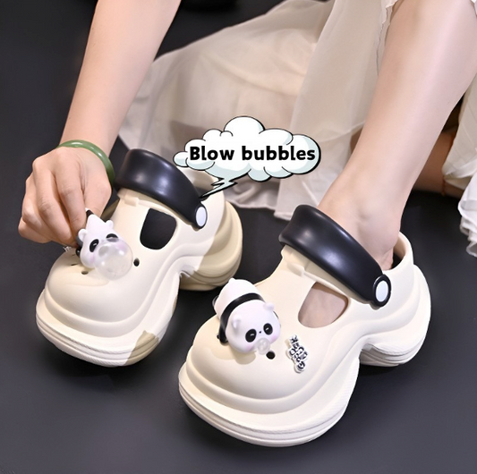 2025 New Style Bubble Blowing Cute Animal Bbubble Shoes