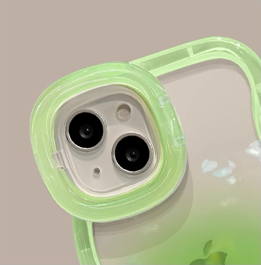 Suitable for iPhone 14/15/16 Sweating Frog Figure Double Stand Phone Case