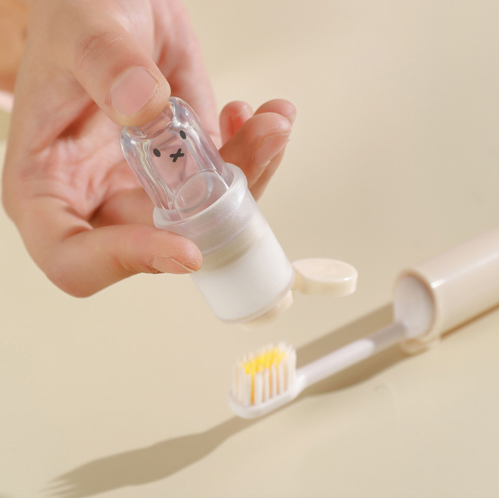 2 in 1 Travel Folding Toothbrush