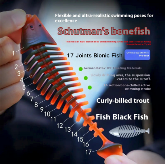 17 Joints Bionic Fish Lure Soft Bait