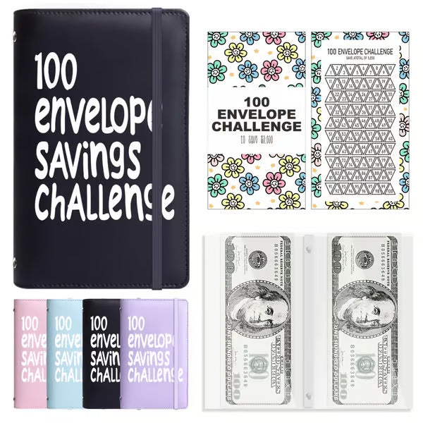 🔥✨Special Price💥🔥100 Days Money Saving Challenge Coin Envelope BudgetStorage Book💵