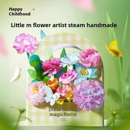 2025 Watercolor Dyed Flower Paper Handmade DIY Toys, Educational Gifts