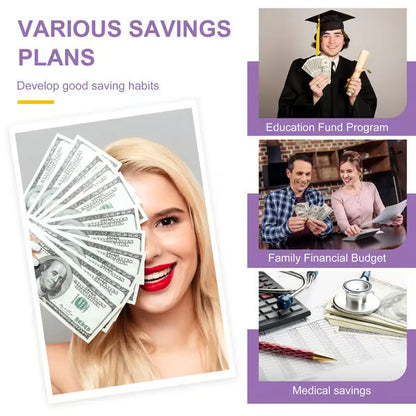 🔥✨Special Price💥🔥100 Days Money Saving Challenge Coin Envelope BudgetStorage Book💵