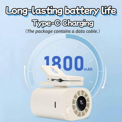 2025 Upgraded Version Small Portable Mini Fan, 0-100 Speed Adjustment