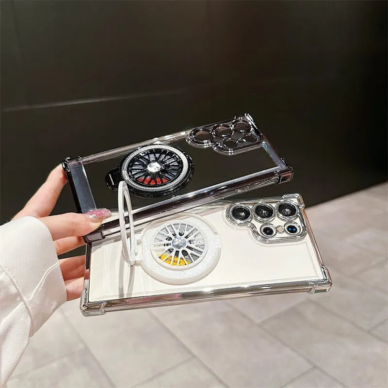 Suitable for Samsung Galaxy Electroplating Gyroscope Phone Case