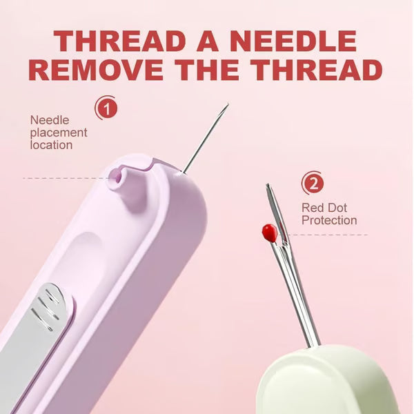 ❤️Gift ideas🤩Automatic Needle Threader, 2 in 1 Threading and Thread Removal Tools