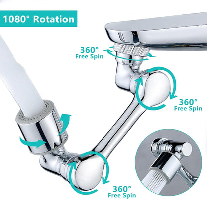 360° Dual Mode Rotating Faucet Extender