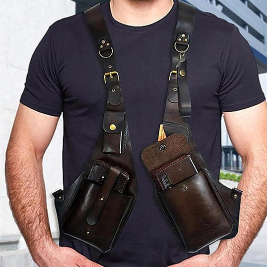 Luxe Anti-theft Underarm Leather Bag