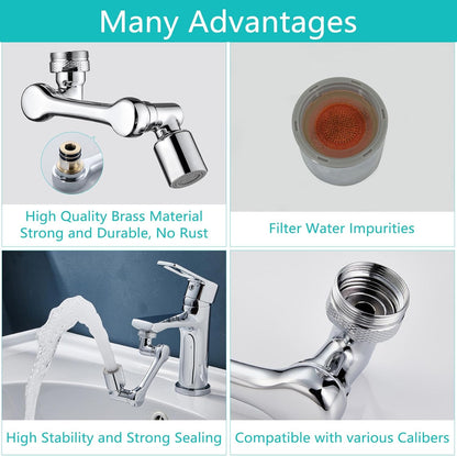 360° Dual Mode Rotating Faucet Extender