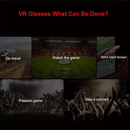 3D VR Glasses Virtual Reality Headset with Earphones