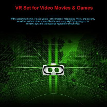 3D VR Glasses Virtual Reality Headset with Earphones
