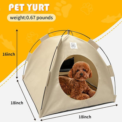 Pop-Up Pet Tent – Portable Hideaway for Cats & Small Dogs