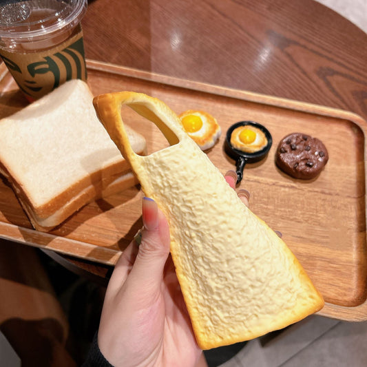 Suitable for iPhone 14/15/16 Creative Toast Phone Case