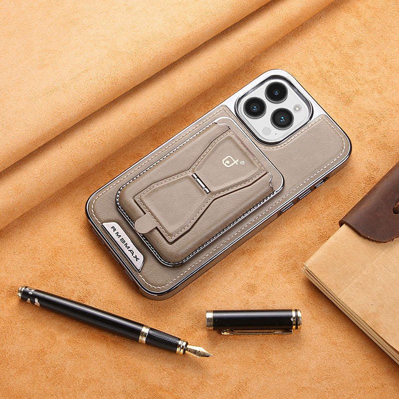 Suitable for iPhone 14/15/16 Series Magnetic Card Holder Protective Case