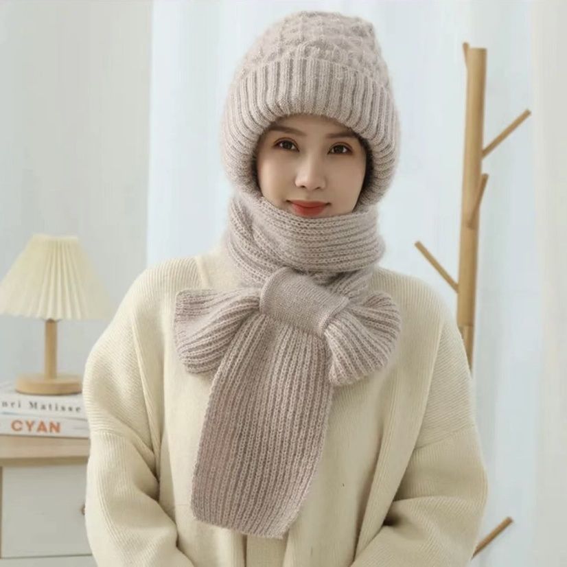 🎄 Integrated Ear Protection Windproof Cap Scarf