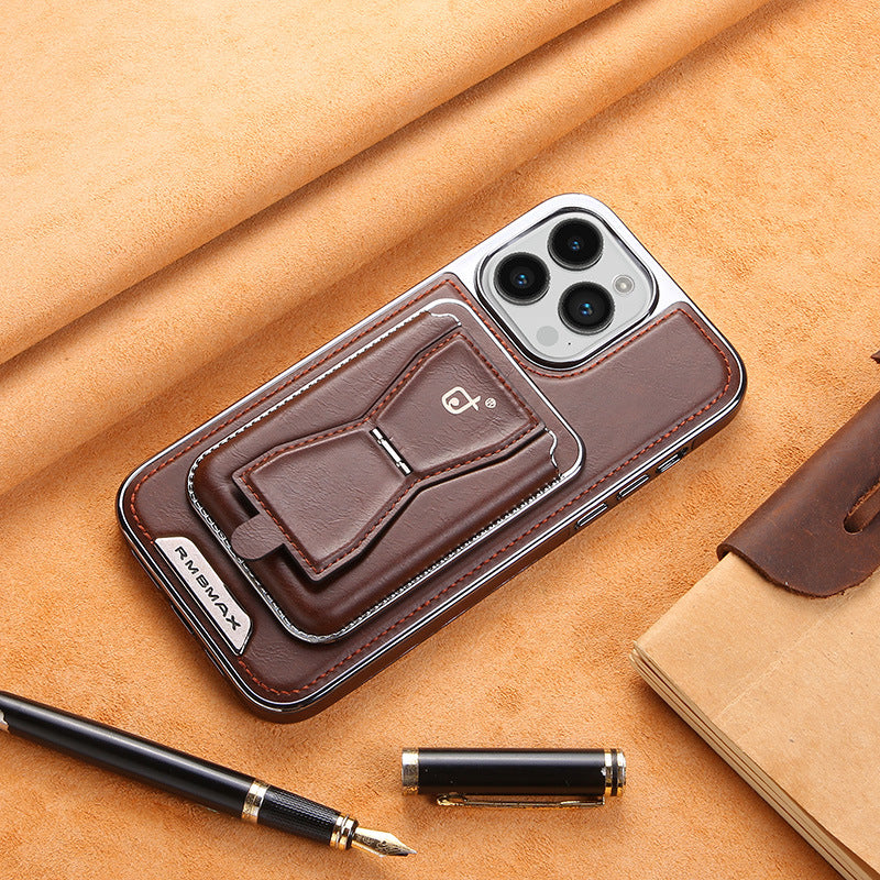 Suitable for iPhone 14/15/16 Series Magnetic Card Holder Protective Case