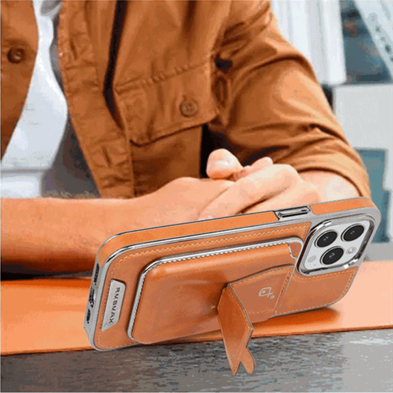 Suitable for iPhone 14/15/16 Series Magnetic Card Holder Protective Case