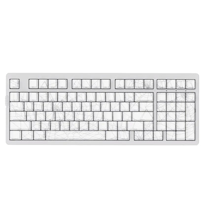 990 Spider Pattern Engraved Mechanical Game Keyboard