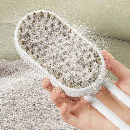 3-in-1 Electric Steam Spray Brush for Cats and Dogs