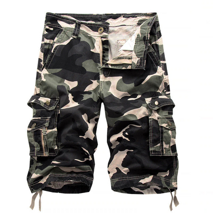 Kickglobe Outdoor Camo Cargo Shorts