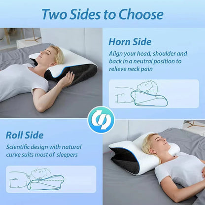 Ergonomic Memory Foam Neck Pillow