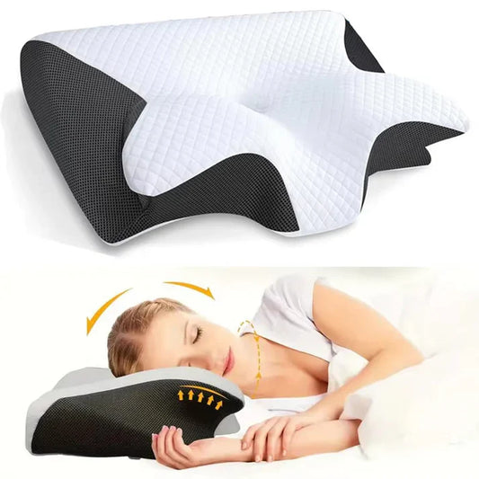 Ergonomic Memory Foam Neck Pillow