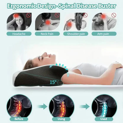 Ergonomic Memory Foam Neck Pillow