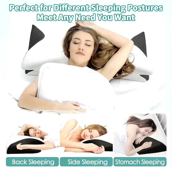 Ergonomic Memory Foam Neck Pillow