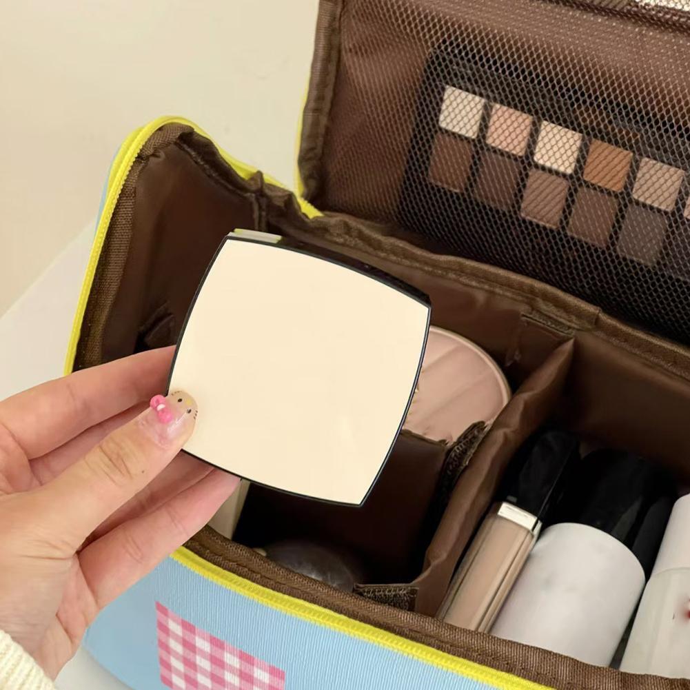 Dopamine Small House Cosmetic Bag, Large Capacity Partition Storage Travel Toiletries Bag