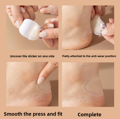 Self-adhesive Heel Grips Inserts for High-heels Gel Cushion