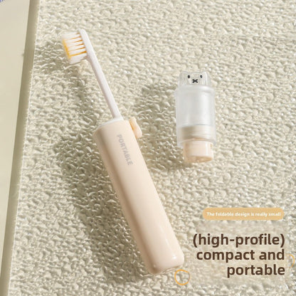 2 in 1 Travel Folding Toothbrush