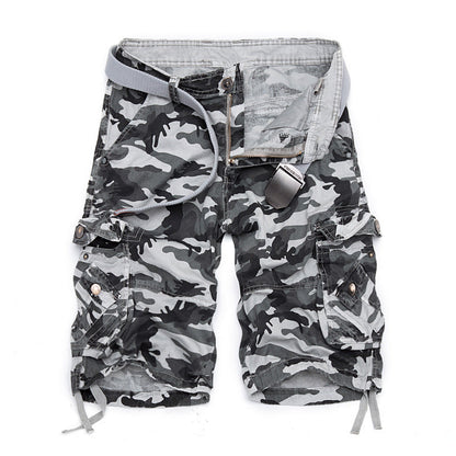 Kickglobe Outdoor Camo Cargo Shorts